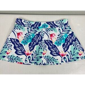 Rekita Women XL Swimsuit Skirt Multicolor Floral Beach Pool